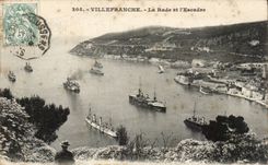 Villefranche CPA roads and the squadron