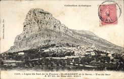 CPA Linie des Sudens Vorderansicht der Frankreich Str-Jeannet und Baou