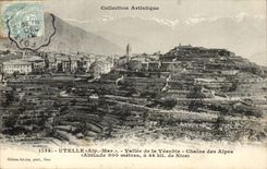 Utelle CPA Tal von Vesubie die alpine Strecke