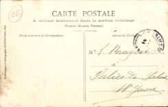 Utelle CPA Tal von Vesubie die alpine Strecke