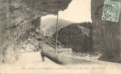 Ausgang der Kehlen Wolf CPA des Tales von Boya