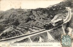 La Turbie - the Cog railway of Monte Carlo - CPA