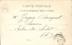 La Turbie - the Tower of Auguste and Righi of winter - CPA