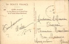 La Turbie - the Cape Martin seen of Round Bridge and Turbie - CPA