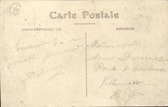 Nettes - der Gaumen des Piers und des Wegs Englisch - CPA