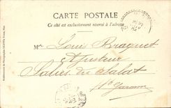 Nette - die Hohle - neue Garten und das Denkmal - CPA