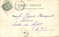 Nett - Weg des Schlosses - Allee der Palmen - CPA