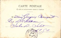 Nettes - Statue von Garibaldi - CPA