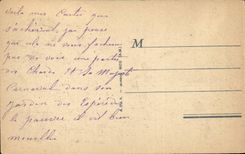 Netter - Karneval von Nizza - Tornado am Dorf-Fahrrad-Radfahrer - CPA