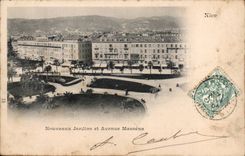 Nettes - neuer Garten und das Massena auftrat - CPA