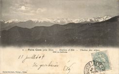 Nettes - Peira untergrub - nahes Nizza - Station des Sommers - die alpine Strecke - CPA