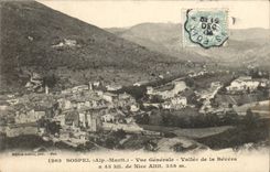 Sospel - View - Valley of Bevera 43 kilometers of Nice - CPA