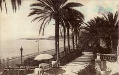 Menton - View - catch of the Walk Louis Saint - CPA