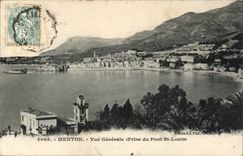 Menton - View taken Holy Bridge Louis - CPA