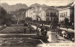 Menton - the Park - CPA