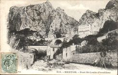 Menton - Holy Bridge Louis - Bridge - CPA