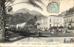 Menton - Park - New Gardens - CPA