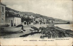 Menton - Walk of the South - CPA