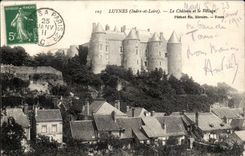 Luynes - the Castle and the Village - CPA
