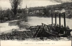 Usse - Deversoir sur l'Indre - CPA 