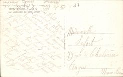 Montouis - Le Chateau de Bon desir - CPA 