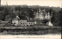 Usse -Le Chateau commence au XVI siecle - CPA 
