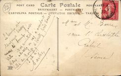 Veretz - Chateau de Cordouan le pont et le Cher - CPA 