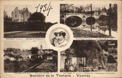 Vouvray - Souvenir - 1934 - CPA 