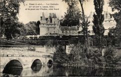 Usse - Le Chateau et le Pont sur L'Indre - Cote Nord - CPA 