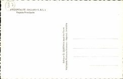 L'Hospitalite Ballan - Facade Principale - CPA 