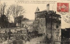 St Maure - Le Vieux Chateau - construit par Foulques Nerra - CPA 