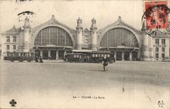 Tours - La Gare - CPA 