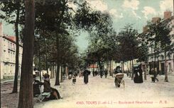 Tours - Boulevard Heurteloup - CPA 