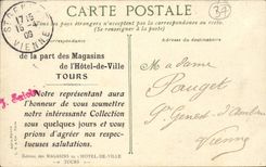 Tours - Fontaine de Beaune - Quincaillerie - la Place - CPA 