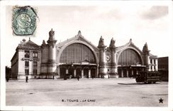 Tours - La Gare - CPA 