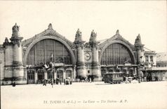Tours - La Gare - CPA 