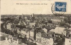 Tours - Vue d'ensemble - CPA 