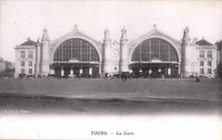 Tours - La Gare - CPA 