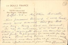 Tours - Place Plumeran - Vieilles maisons - CPA 