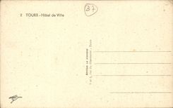 Tours - Hotel de Ville - CPA 