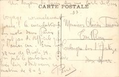 Tours - Vue Panoramique prise a 800 m d'alt - CPA 