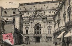 Tours - Le Theatre - CPA 