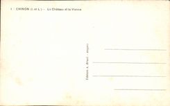 Chinon CPA the castle and Vienna