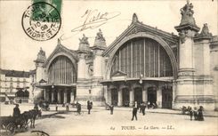 Tours CPA La gare