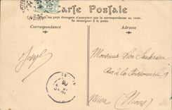 Tours CPA Le square Descartes et le pont de pierre