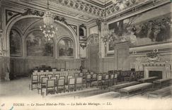 Tours CPA Le nouvel hotel de ville La salle des mariages