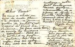 CPA Chateau de Azay le Rideau