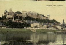 Chinon CPA Seen of the castle
