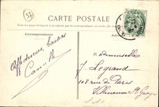 Chinon CPA Seen of the castle