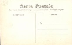 Chateaurenault CPA Ruines du chateau apres l'incendie du 5 fevrier 1907